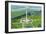 Harris County, Tx - Aerial View of the San Jacinto Monument, History Museum, Near La Porte, c.1945-Lantern Press-Framed Art Print