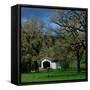 Harris Covered Bridge-Ike Leahy-Framed Stretched Canvas