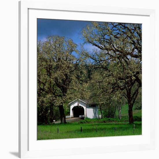 Harris Covered Bridge-Ike Leahy-Framed Photographic Print