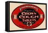 Harris' Crown Cough Tablets-null-Framed Stretched Canvas