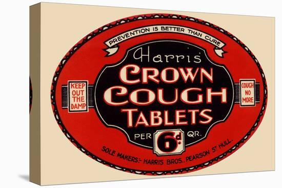 Harris' Crown Cough Tablets-null-Stretched Canvas