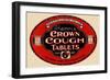 Harris' Crown Cough Tablets-null-Framed Art Print