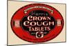 Harris' Crown Cough Tablets-null-Mounted Art Print