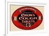 Harris' Crown Cough Tablets-null-Framed Premium Giclee Print