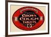 Harris' Crown Cough Tablets-null-Framed Premium Giclee Print