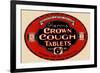 Harris' Crown Cough Tablets-null-Framed Premium Giclee Print