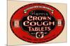 Harris' Crown Cough Tablets-null-Mounted Premium Giclee Print