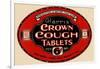 Harris' Crown Cough Tablets-null-Framed Art Print