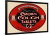 Harris' Crown Cough Tablets-null-Framed Art Print