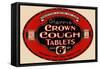 Harris' Crown Cough Tablets-null-Framed Stretched Canvas