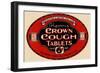 Harris' Crown Cough Tablets-null-Framed Art Print