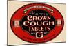 Harris' Crown Cough Tablets-null-Mounted Art Print