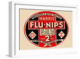 Harris' Flu-Nips-null-Framed Art Print