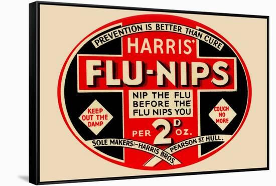 Harris' Flu-Nips-null-Framed Stretched Canvas