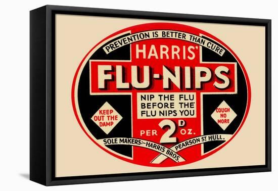 Harris' Flu-Nips-null-Framed Stretched Canvas