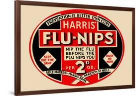 Harris' Flu-Nips-null-Framed Art Print