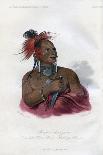 Heo-A-H'Co-A-H'-Cotes-Min, a Flat Head Warrior, 1848-Harris-Giclee Print