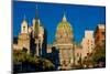 HARRISBURG, PENNSYLVANIA, City skyline and State Capitol Pennsylvania-null-Mounted Photographic Print