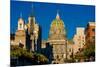 HARRISBURG, PENNSYLVANIA, City skyline and State Capitol Pennsylvania-null-Mounted Photographic Print
