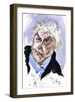 Harrison Birtwistle - caricature of the English composer-Neale Osborne-Framed Giclee Print