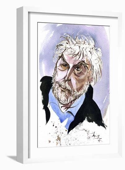 Harrison Birtwistle - caricature of the English composer-Neale Osborne-Framed Giclee Print