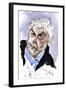 Harrison Birtwistle - caricature of the English composer-Neale Osborne-Framed Giclee Print