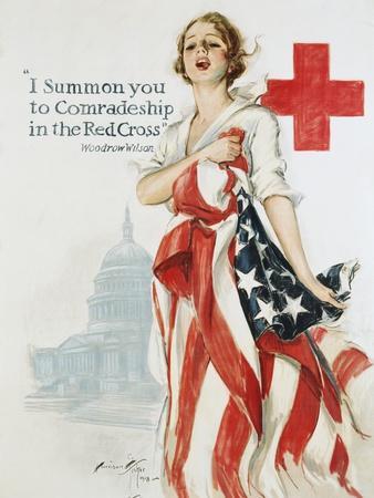 I Summon You to Comradeship in the Red Cross Poster