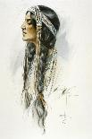 Racial, Iroquois Woman-Harrison Fisher-Art Print