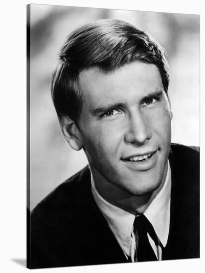 HARRISON FORD Portrait early 70's (b/w photo)-null-Stretched Canvas