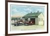 Harrison, Indiana - Fort Benjamin, Billings Hospital Fire Dept Bldg-Lantern Press-Framed Art Print