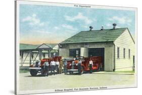 Harrison, Indiana - Fort Benjamin, Billings Hospital Fire Dept Bldg-Lantern Press-Stretched Canvas