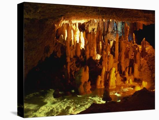 Harrison's Cave, Barbados, West Indies, Caribbean, Central America-Hans Peter Merten-Stretched Canvas