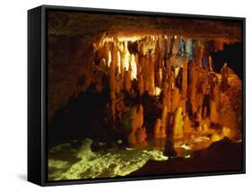 Harrison's Cave, Barbados, West Indies, Caribbean, Central America-Hans Peter Merten-Framed Stretched Canvas