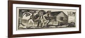 "Harrison & Tyler" Campaign Emblem, 1840-American School-Framed Giclee Print