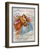 Harrod's Stores - Serving the World-null-Framed Art Print