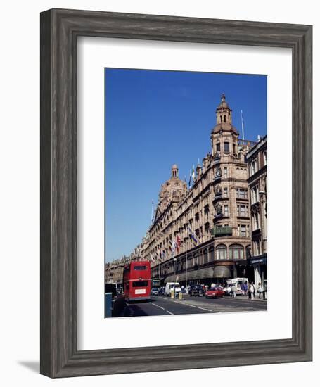 Harrods, Knightsbridge, London, England, United Kingdom-Adina Tovy-Framed Photographic Print