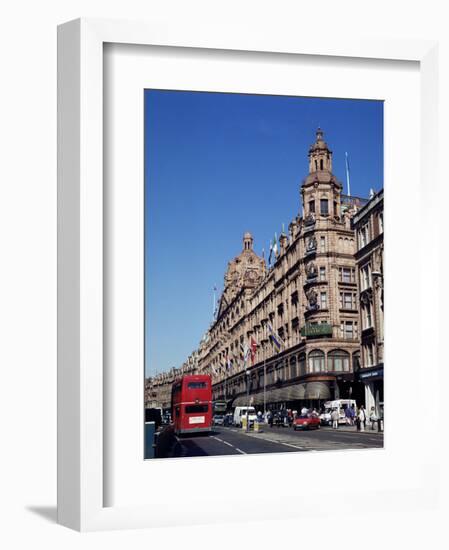 Harrods, Knightsbridge, London, England, United Kingdom-Adina Tovy-Framed Photographic Print