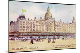 Harrods of London "The Most Elegant and Commodious Emporium in the World"-null-Mounted Photographic Print