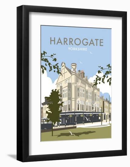 Harrogate - Dave Thompson Contemporary Travel Print-Dave Thompson-Framed Art Print