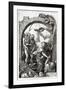 Harrowing of Hell or Christ's Descent Into Limbo, 1512-Albrecht Dürer-Framed Giclee Print