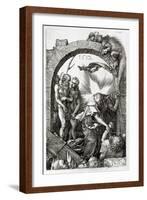 Harrowing of Hell or Christ's Descent Into Limbo, 1512-Albrecht Dürer-Framed Giclee Print