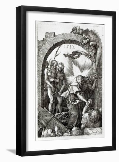 Harrowing of Hell or Christ's Descent Into Limbo, 1512-Albrecht Dürer-Framed Giclee Print