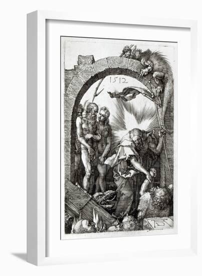 Harrowing of Hell or Christ's Descent Into Limbo, 1512-Albrecht Dürer-Framed Giclee Print