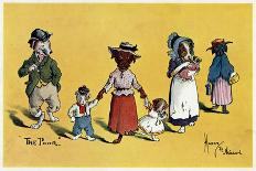 The Poor -- Dogs in Shabby Clothes-Harry B Neilson-Mounted Art Print