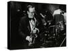 Harry Bence Playing the Saxophone at the Forum Theatre, Hatfield, Hertfordshire, 1984-Denis Williams-Stretched Canvas