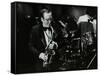 Harry Bence Playing the Saxophone at the Forum Theatre, Hatfield, Hertfordshire, 1984-Denis Williams-Framed Stretched Canvas