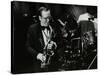 Harry Bence Playing the Saxophone at the Forum Theatre, Hatfield, Hertfordshire, 1984-Denis Williams-Stretched Canvas