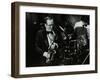 Harry Bence Playing the Saxophone at the Forum Theatre, Hatfield, Hertfordshire, 1984-Denis Williams-Framed Photographic Print