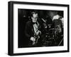 Harry Bence Playing the Saxophone at the Forum Theatre, Hatfield, Hertfordshire, 1984-Denis Williams-Framed Photographic Print