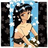Blossom Anime Girl-Harry Briggs-Giclee Print